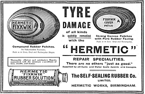 Hermetic Fixkwik Rubber Solution Hermetic Puncture Repair        