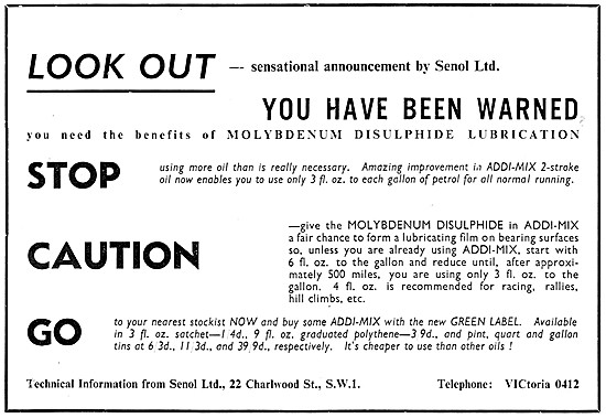 Senol Molybdenum Disulphide Lubricants                           