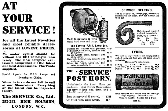 The Service Company Motor Cycle Parts - Service Post Horn        
