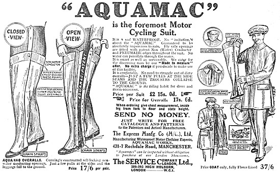 The Service Company Aquamac Motor Cycling Suit                   