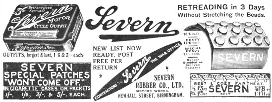 Severn Rubber Products For Motor Cycles                          