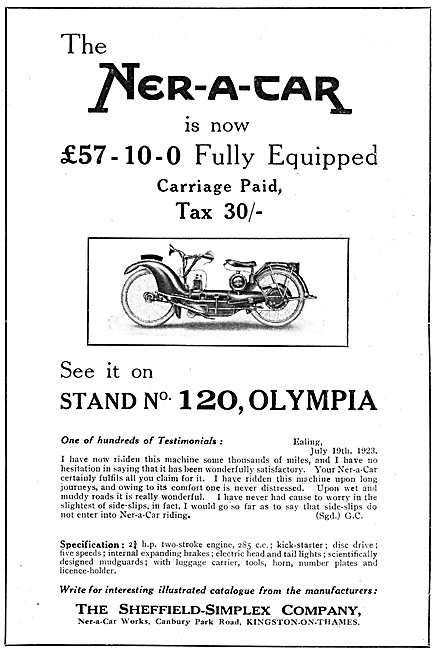 1923 Sheffield-Simplex Ner-A-Car                                 