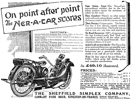 Sheffield Simplex Ner-A-Car                                      