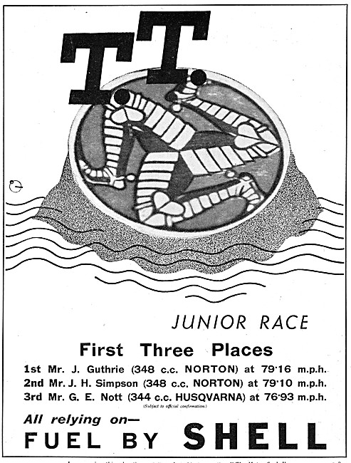 Shell Petrol 1934 Advert                                         