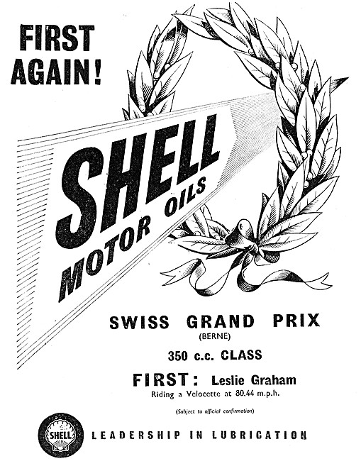 Shell Motor Oils 1951 Advert                                     