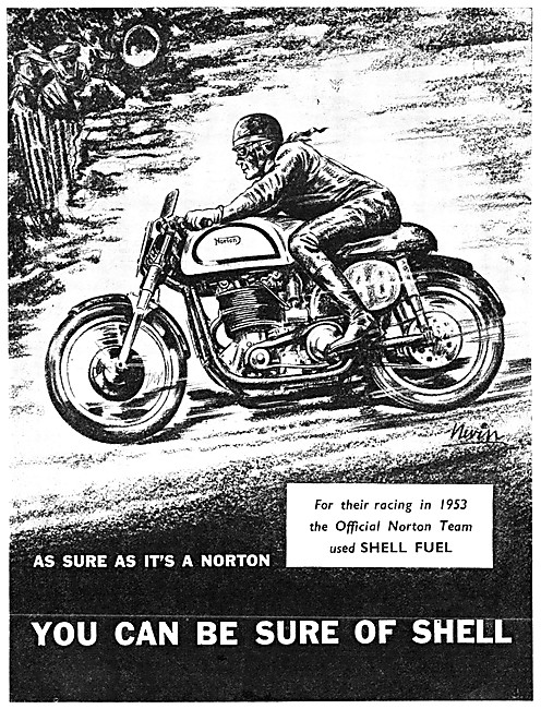 Shell Petrol 1954 Advert                                         