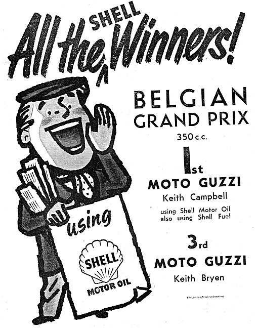 Shell Motor Oil 1957 Advert                                      