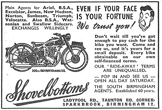 Shovelbottoms Motorcycle Sales. Ladypool Rd, Sparkbrook          