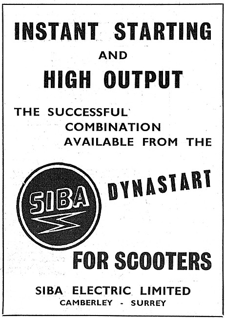 Siba Dynastart For Motor Scooters                                