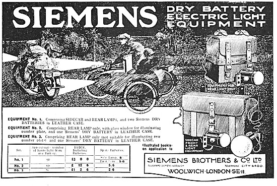 1920 Siemens Dry Battery Electrical Equipment                    