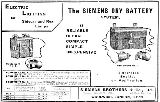 Siemens Electrical Equipment  - Siemens Dry Battery Lighting Sets
