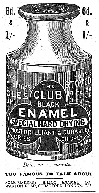 Silico Club Enamel Black Paint                                   
