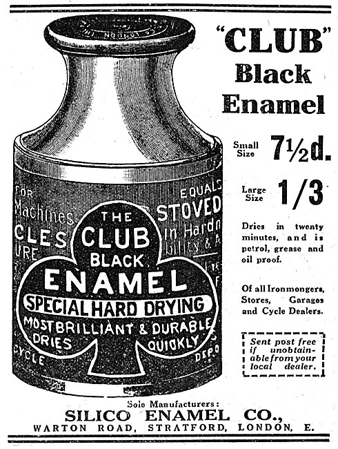 Silico Club Black Enamel Paints                                  