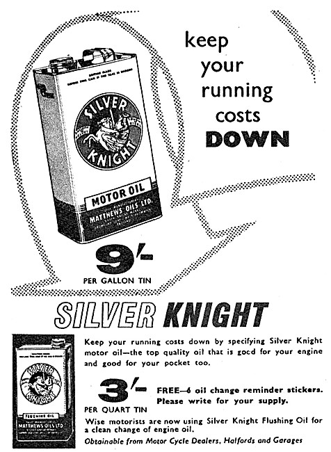 Silver Knight Motor Oil                                          