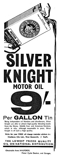 Silver Knight Motor Oil                                          