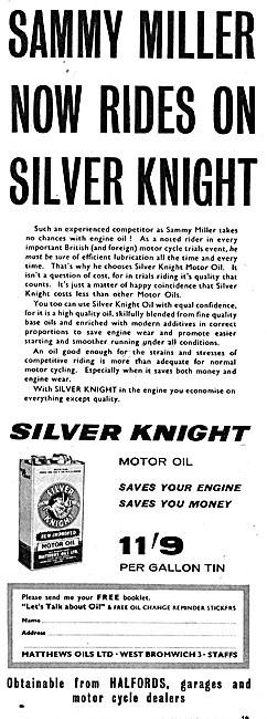 Silver Knight Motor Oil                                          