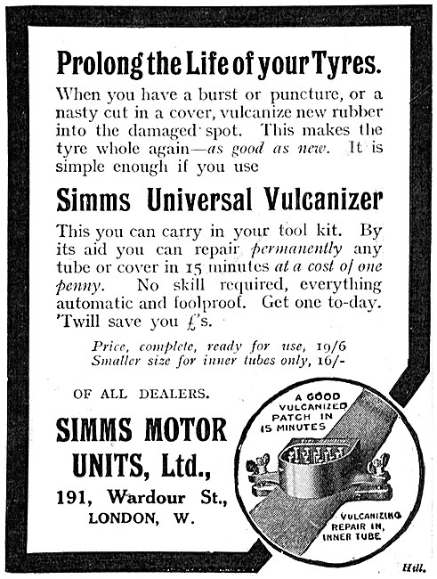 Simms Universal Tyre Vulcaniser                                  