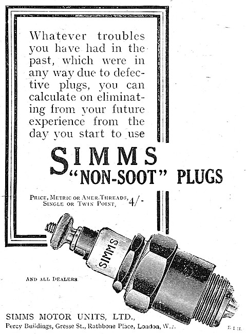 Simms Non-Soot Spark Plugs                                       