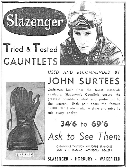 Slazenger Motorcycle Gloves & Gauntlets                          