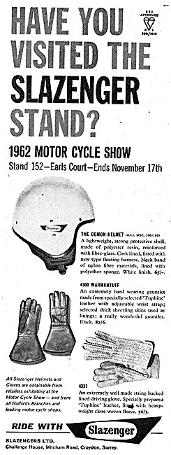 Slazenger Motor Cycle Helmets & Clothing                         