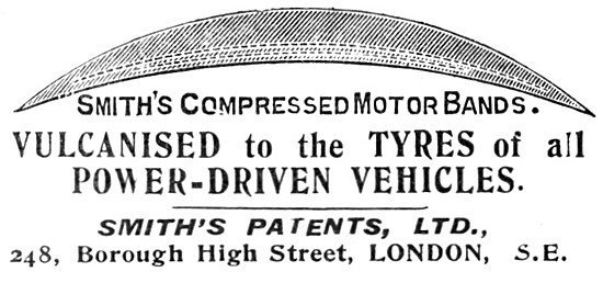 Smiths Vulcanised Compressed Motor Bands - Smiths Tyre Retreads  