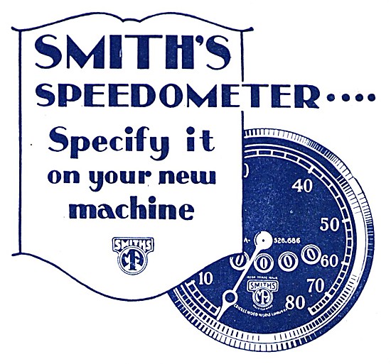 Smiths Motor Cycle Speedometer                                   