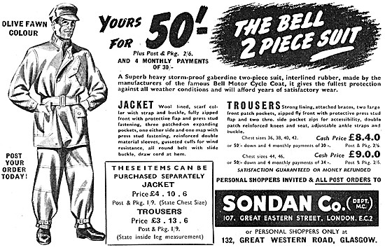 Sondan Bell Two-Piece Motorcycle Suit                            