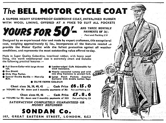 Sondan Motorcycle Clothing                                       