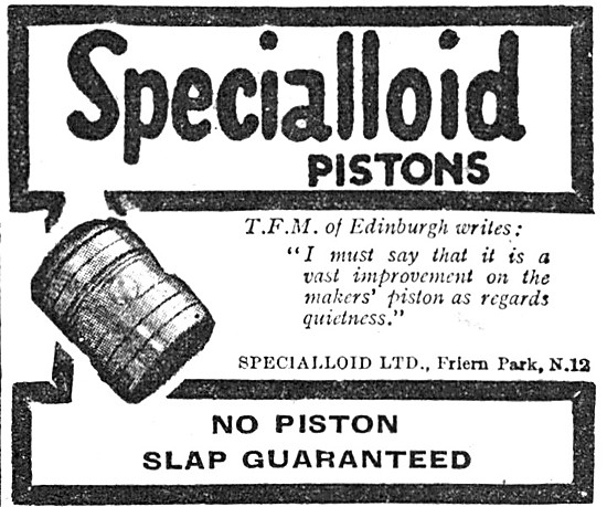 Specialloid Pistons & Piston Rings                               
