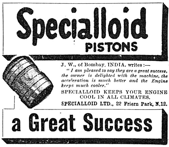 Specialloid Pistons & Piston Rings                               