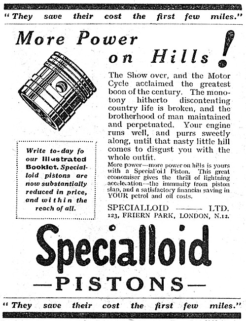 Specialloid Pistons & Rings                                      