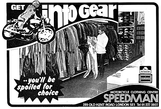 Speedman Motor Cycle Clothing                                    