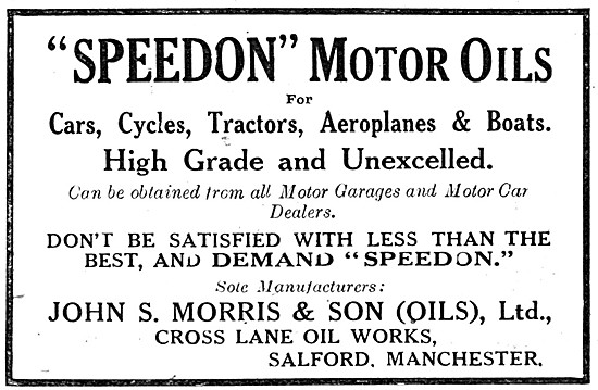 Speedon Motor Oils                                               