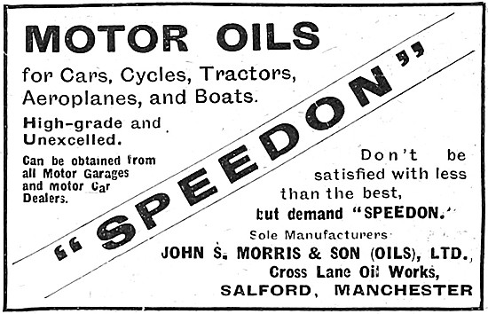 Speedon Motor Oils                                               