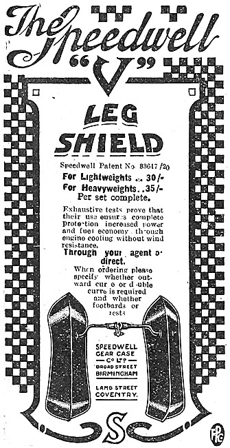 Speedwell V Leg Shields                                          