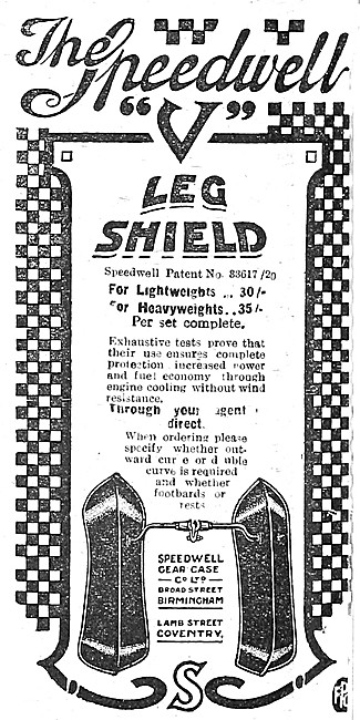 Speedwell Motorcyclists Leg Shields                              