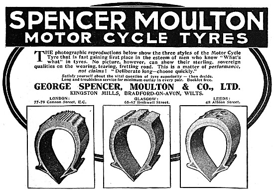 Spencer Moulton Motor Cycle Tyres                                