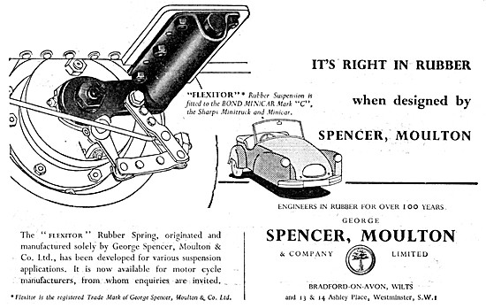 Spencer Moulton Flexitor Rubber Suspension Unit                  