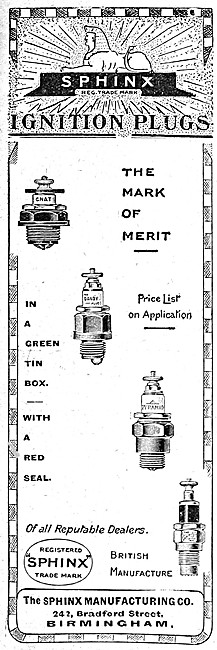 Sphinx Spark Plugs                                               