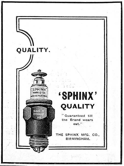 Sphinx Spark Plugs                                               