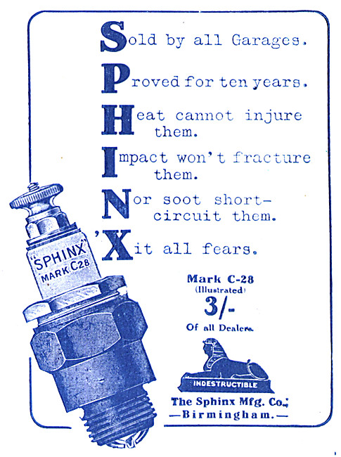 Sphinx Spark Plugs                                               