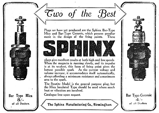 Sphinx Spark Plugs                                               