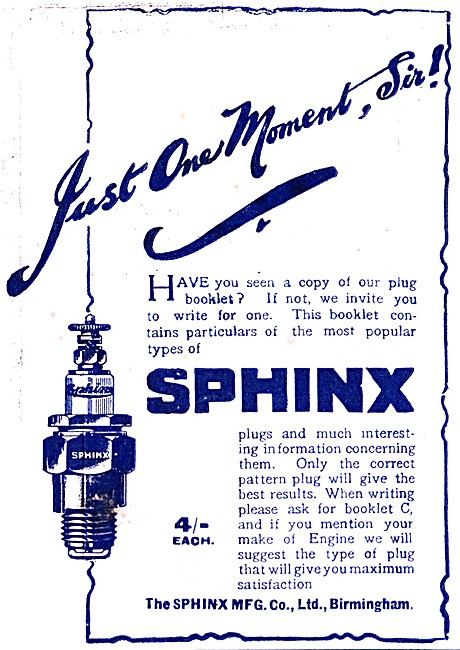 Sphinx Spark Plugs                                               
