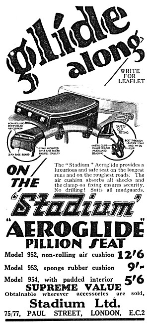 Stadium Aeroglide Pillion Seat                                   