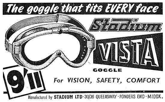 Stadium Vista Motor Cycle Goggles - Stadium Goggles              