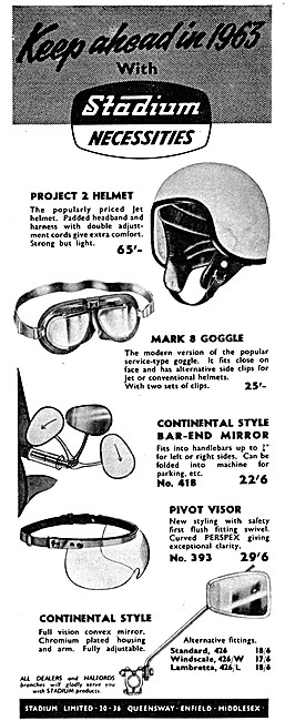 Stadium Helmets & Goggles                                        