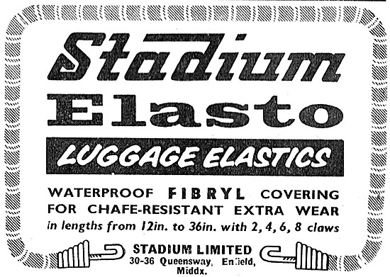 Stadium Elasto Luggage Elastics - Fibryl Lined                   