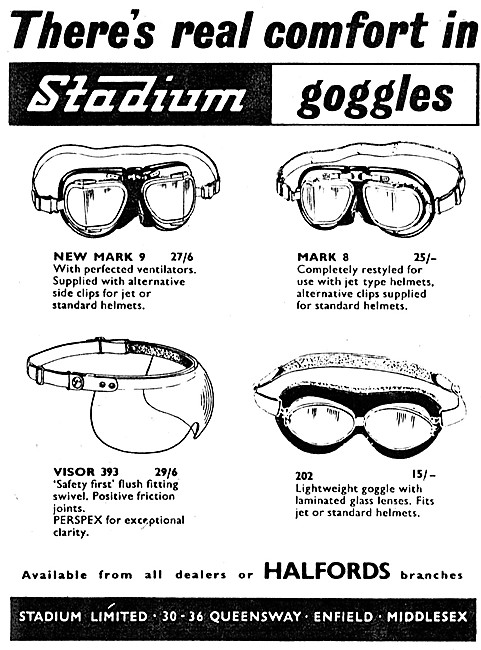 Stadium Motor Cycle Accessories - Stadium Goggles                