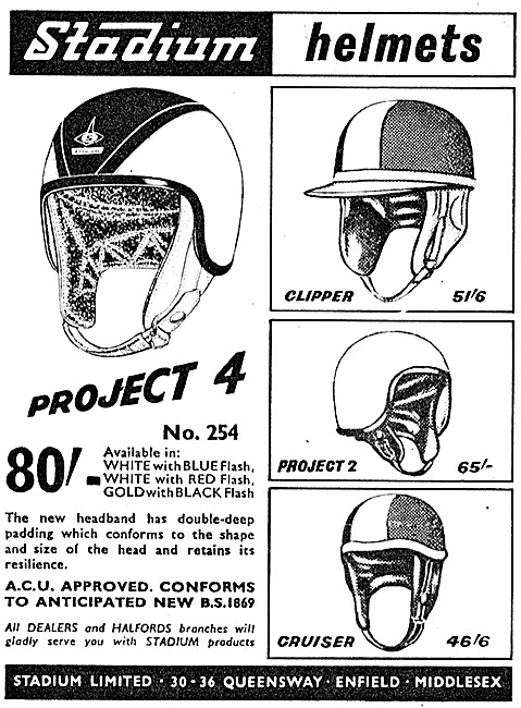 Stadium Motor Cycle Accessories - Stadium Clipper Helmet         