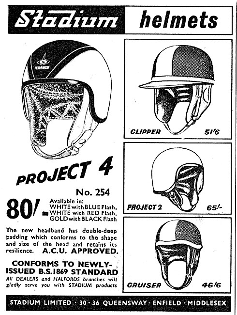 Stadium Project Motor Cycle Helmets                              